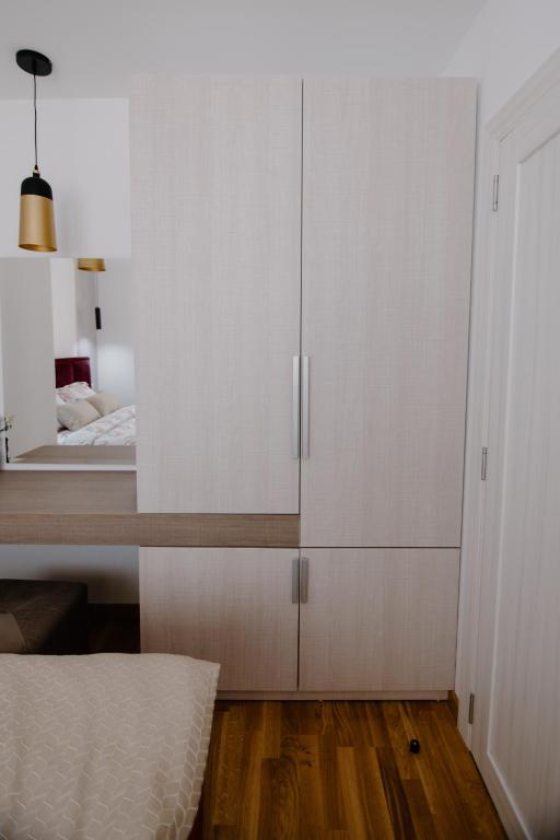 Postel nebo postele na pokoji v ubytování Cherry Lux Apartments