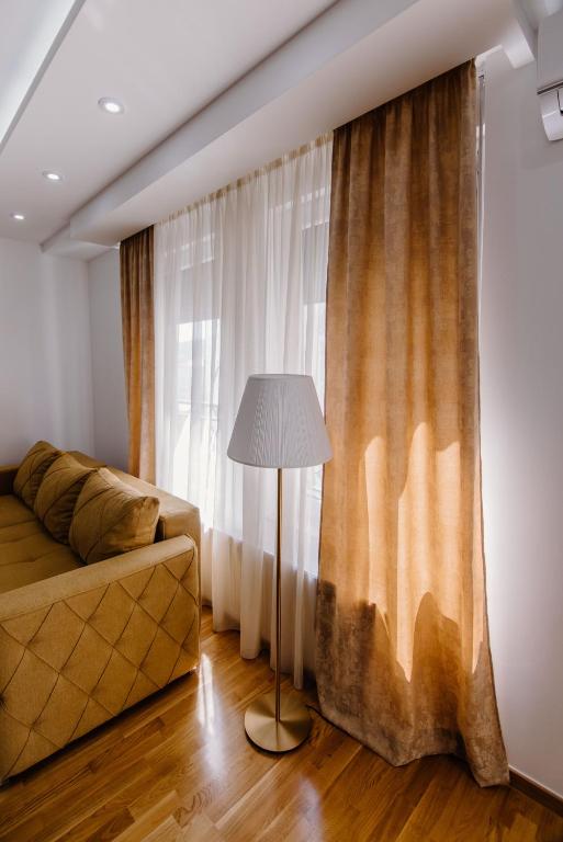 Posezení v ubytování Cherry Lux Apartments