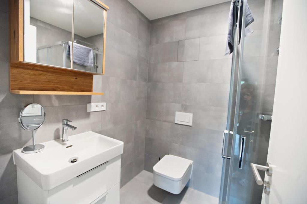 Koupelna v ubytování Strunzova pila - wellness