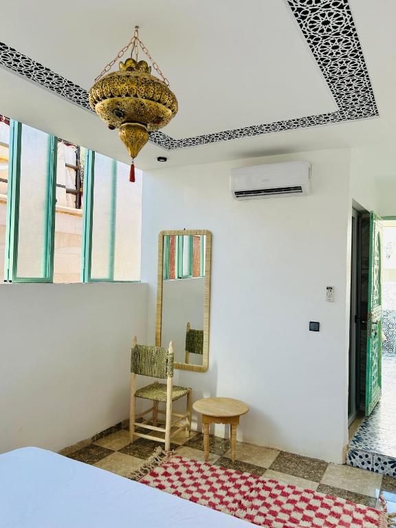 Postel nebo postele na pokoji v ubytování Riad Cascada