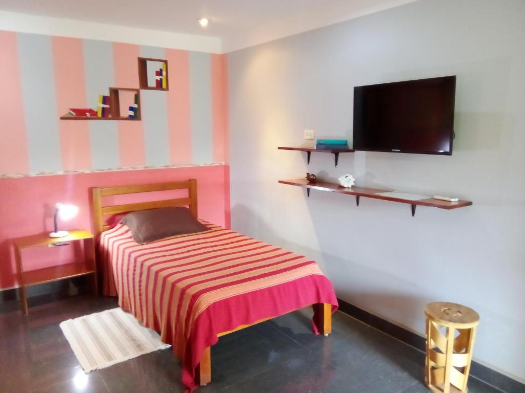 Postel nebo postele na pokoji v ubytování Residence Las Lajas
