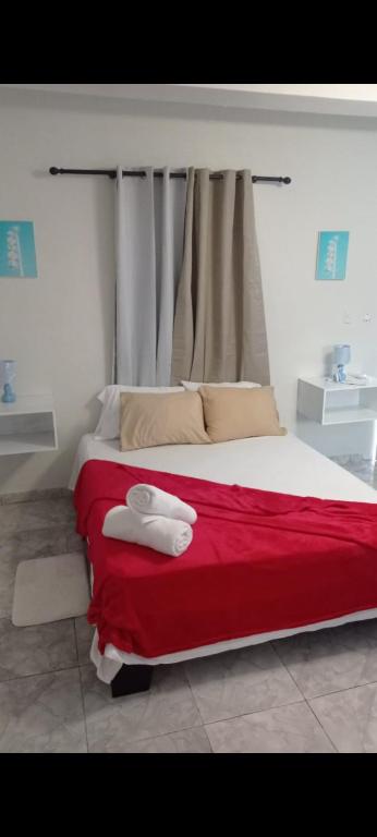 Postel nebo postele na pokoji v ubytování Studio Aparta Bávaro Room