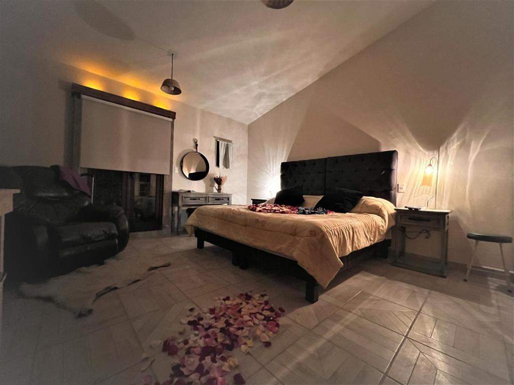 Ένα ή περισσότερα κρεβάτια σε δωμάτιο στο Departamento Casa Bonita en Val'Quirico