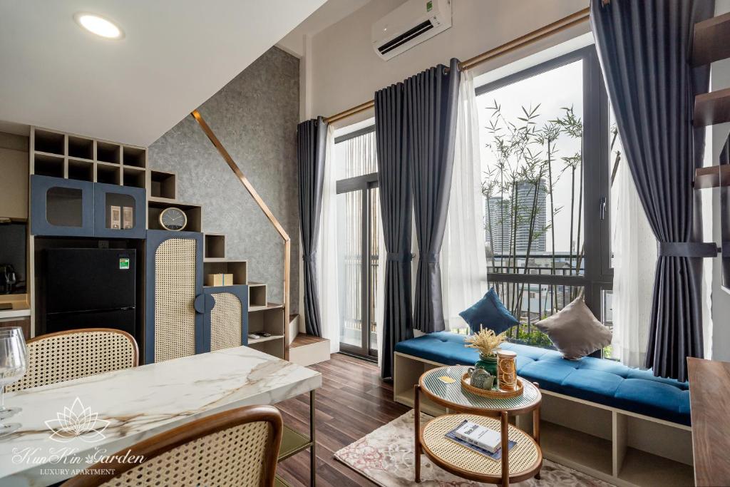 Posezení v ubytování KunKin Garden Aparthotel