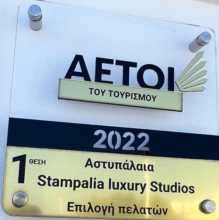 Certifikát, hodnocení, plakát nebo jiný dokument vystavený v ubytování Stampalia Luxury Studios
