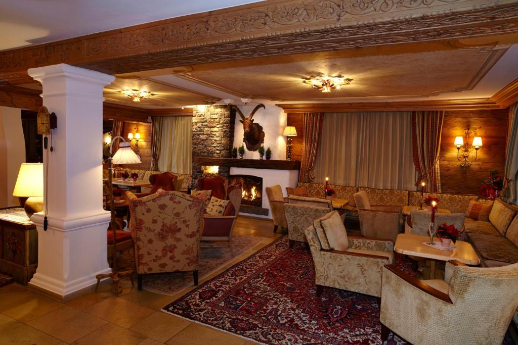 Posezení v ubytování Sporthotel Lorünser