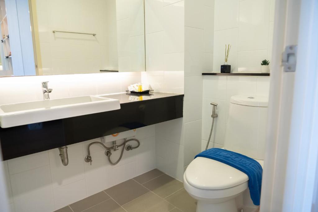 Koupelna v ubytování Guuden Huahin Hotel