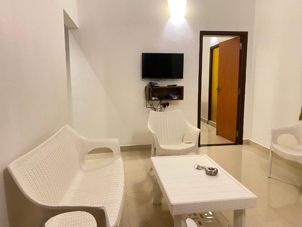 TV a/nebo společenská místnost v ubytování Le Poshe Suite - TIE Hotels & Resorts