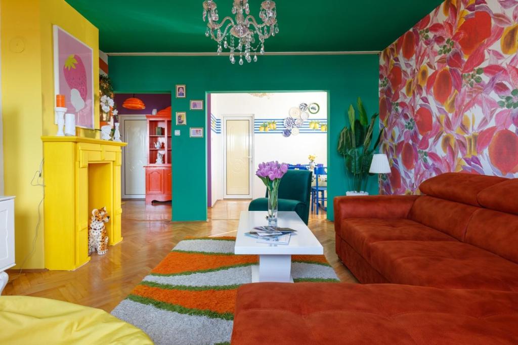 Istumisnurk majutusasutuses Apartment Amore Mio