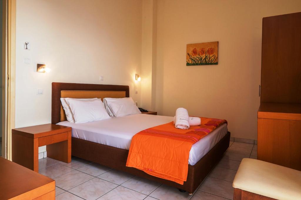 Postel nebo postele na pokoji v ubytování Hotel Panorama