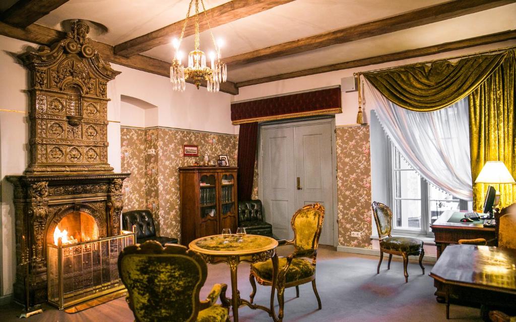 Istumisnurk majutusasutuses Antonius Hotel