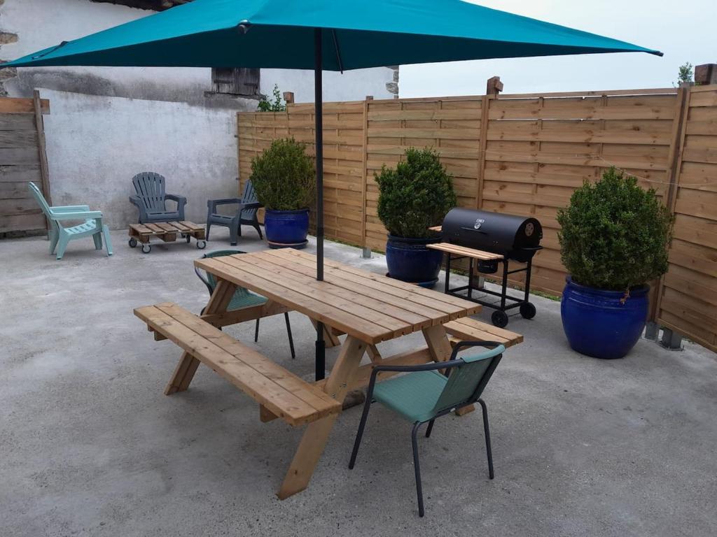 Patio nebo venkovní prostory v ubytování GANDESENEA