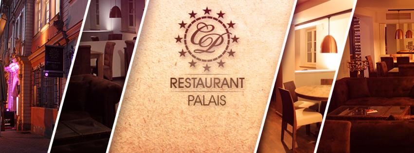 a tattoo on a forearm with the words restaurant paks at Palais in Erfurt
