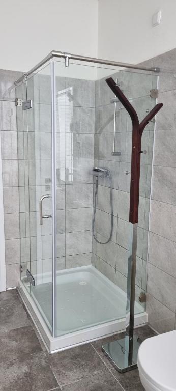 Vannituba majutusasutuses Apartmán A7 u Jeníčka v Chomutově