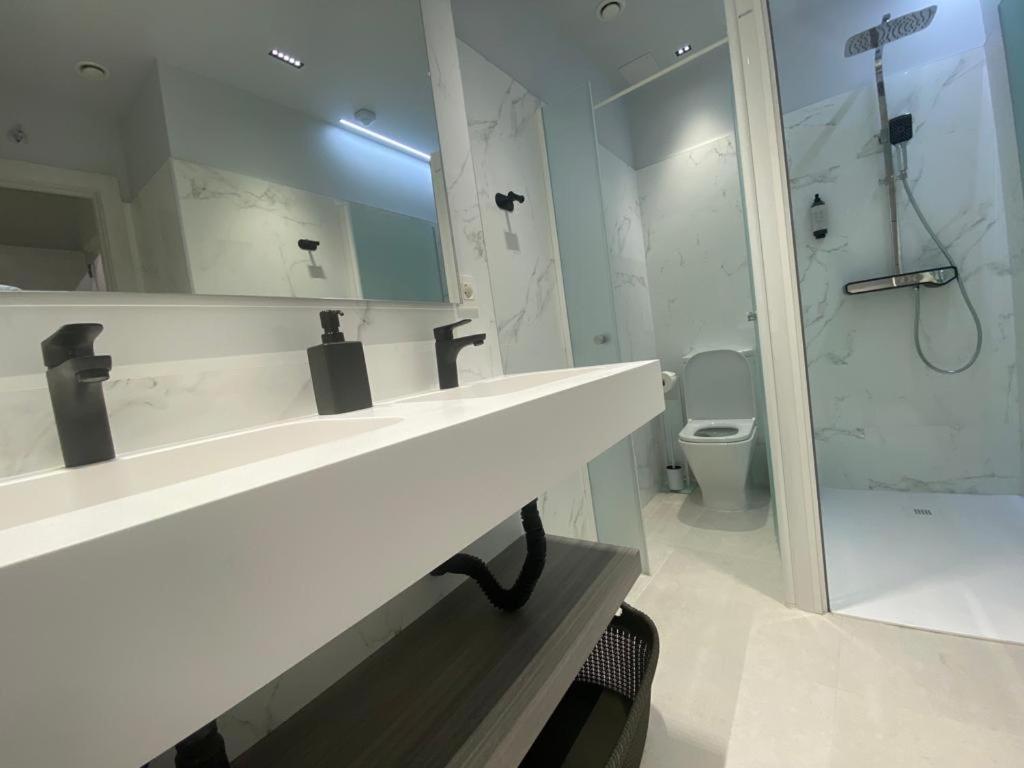 Koupelna v ubytování HOSTEL ALEA