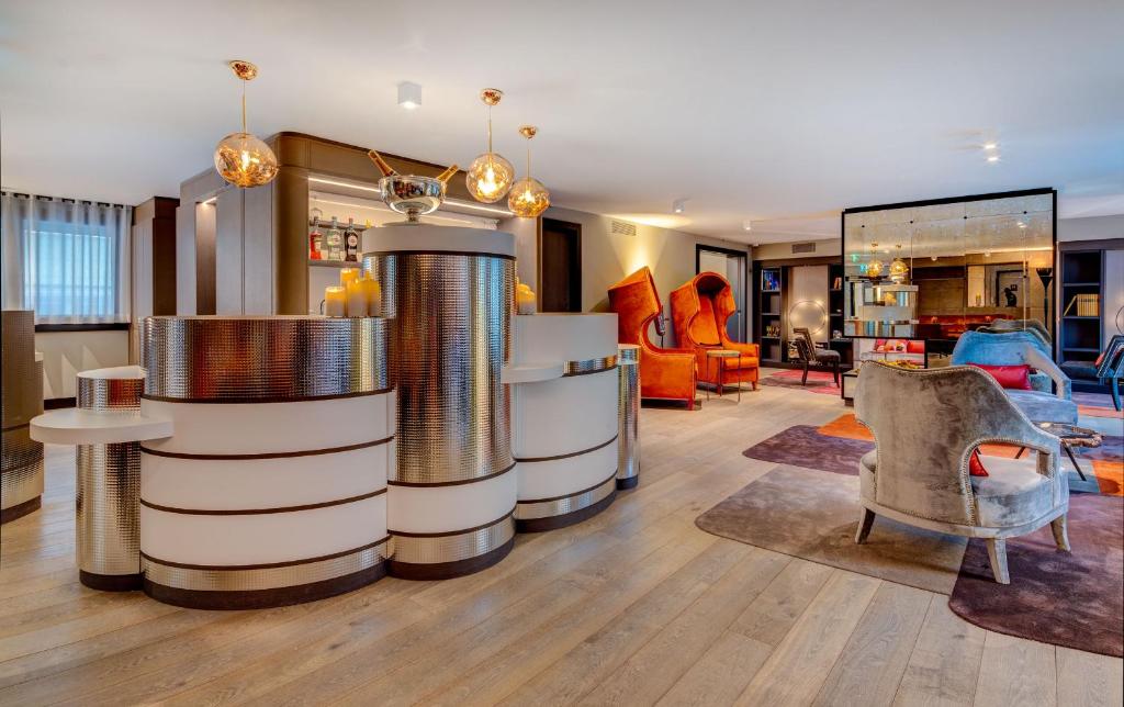 Posezení v ubytování Design Hotel f6