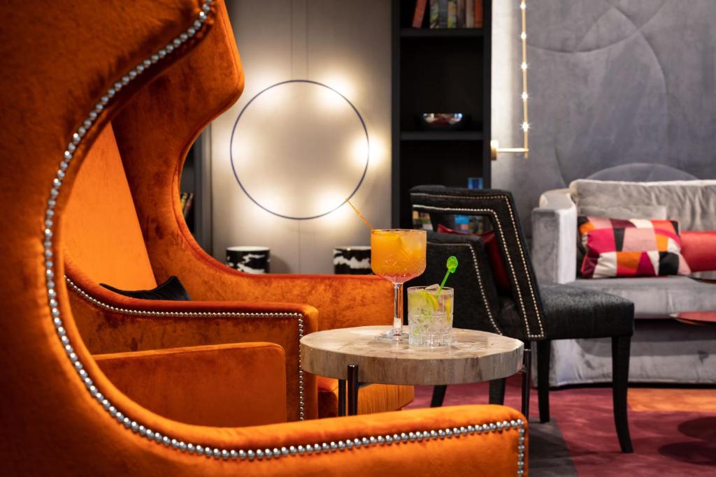 Posezení v ubytování Design Hotel f6