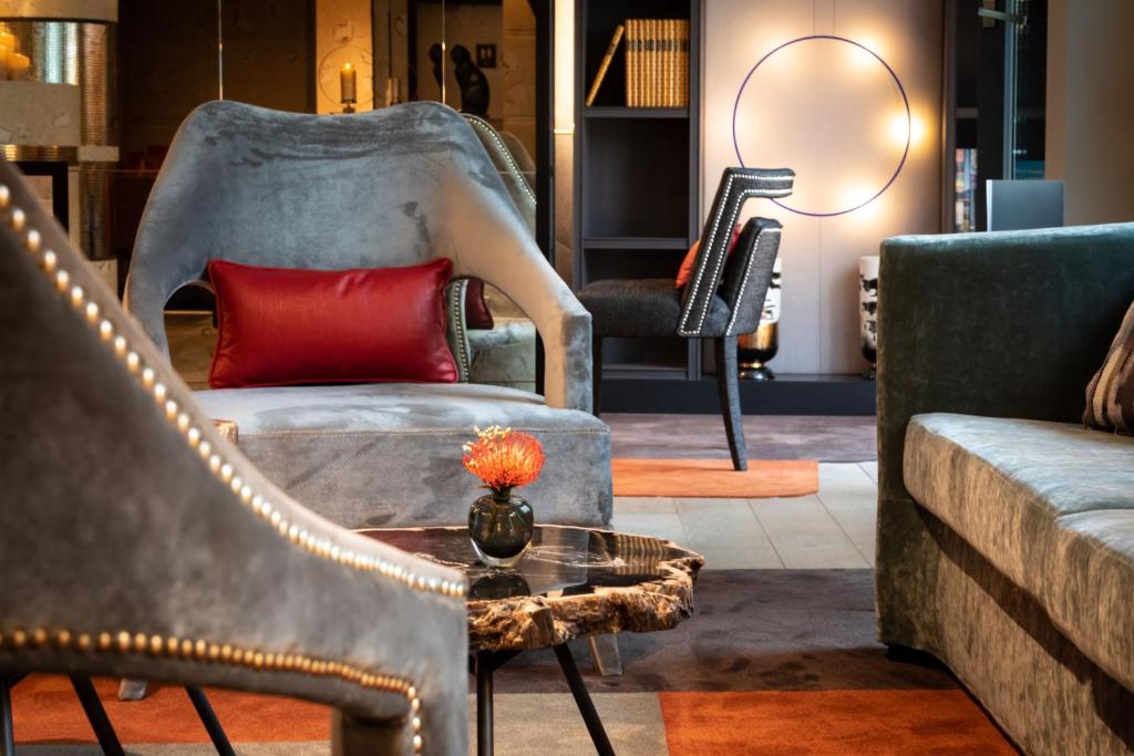 Posezení v ubytování Design Hotel f6