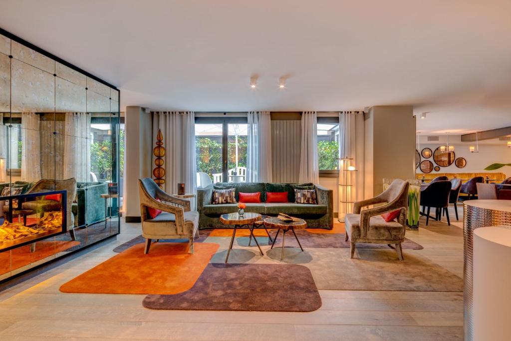 Posezení v ubytování Design Hotel f6