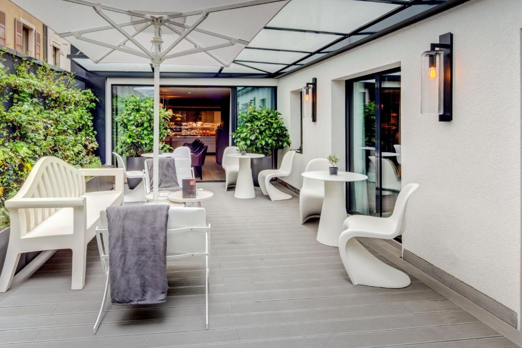 Posezení v ubytování Design Hotel f6