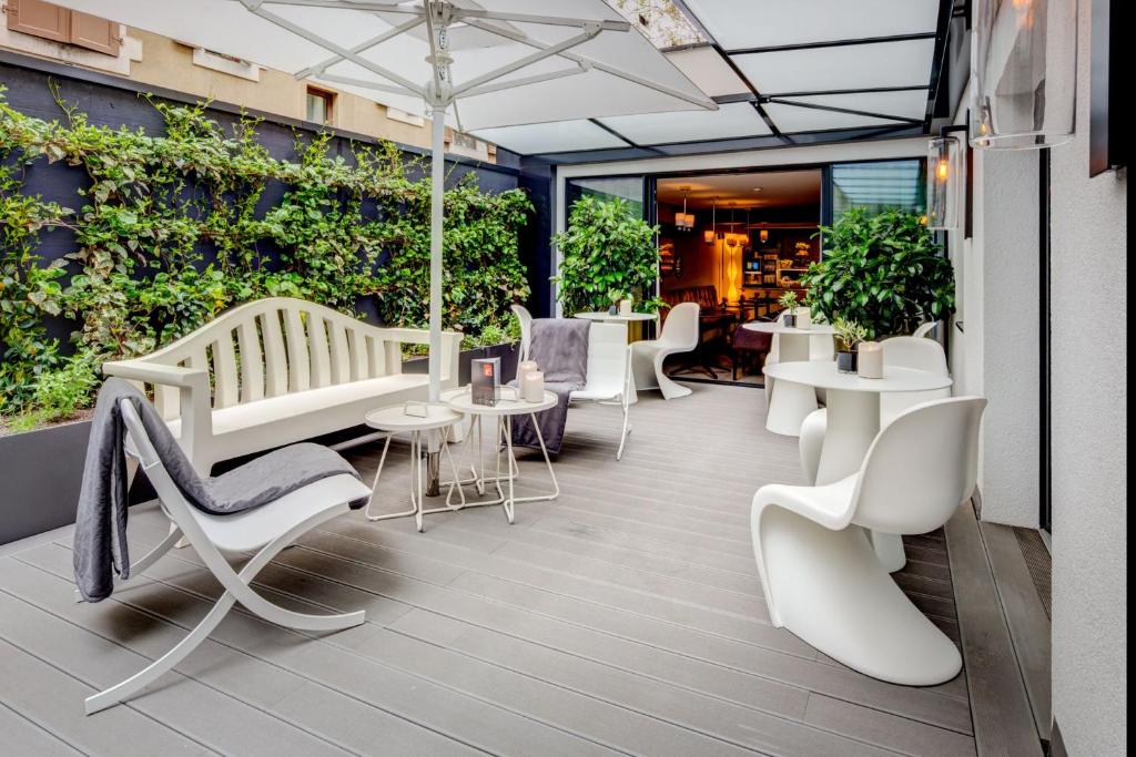 Posezení v ubytování Design Hotel f6