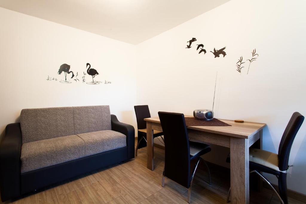 Posezení v ubytování Haus Akazie