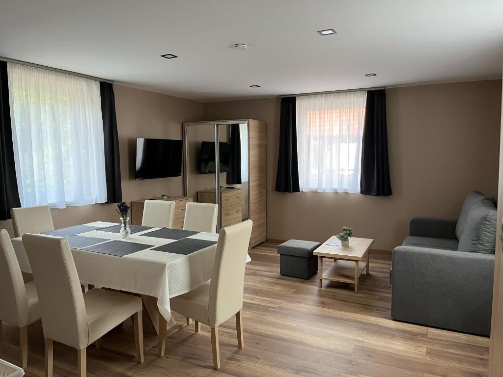 TV a/nebo společenská místnost v ubytování Sunset Bogács