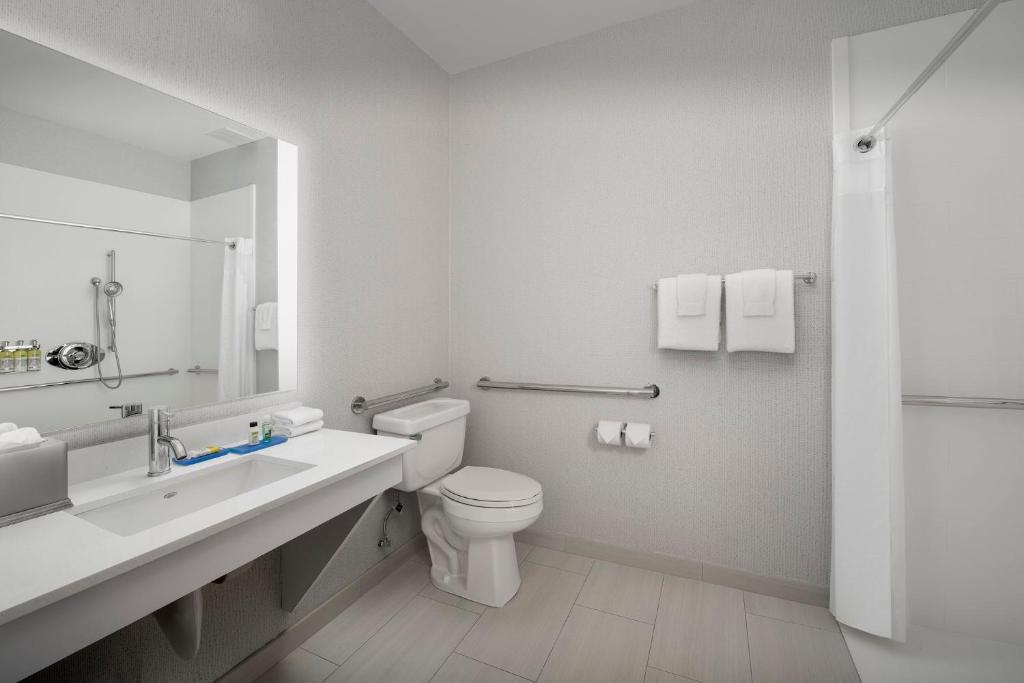 Holiday Inn Express Puyallup by IHG - King Room - Hearing Accessible - Roll-in Shower