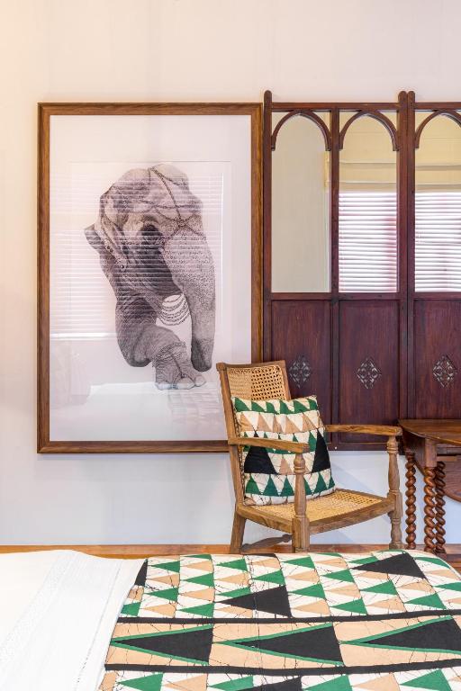 Posezení v ubytování 55TG Boutique Suites
