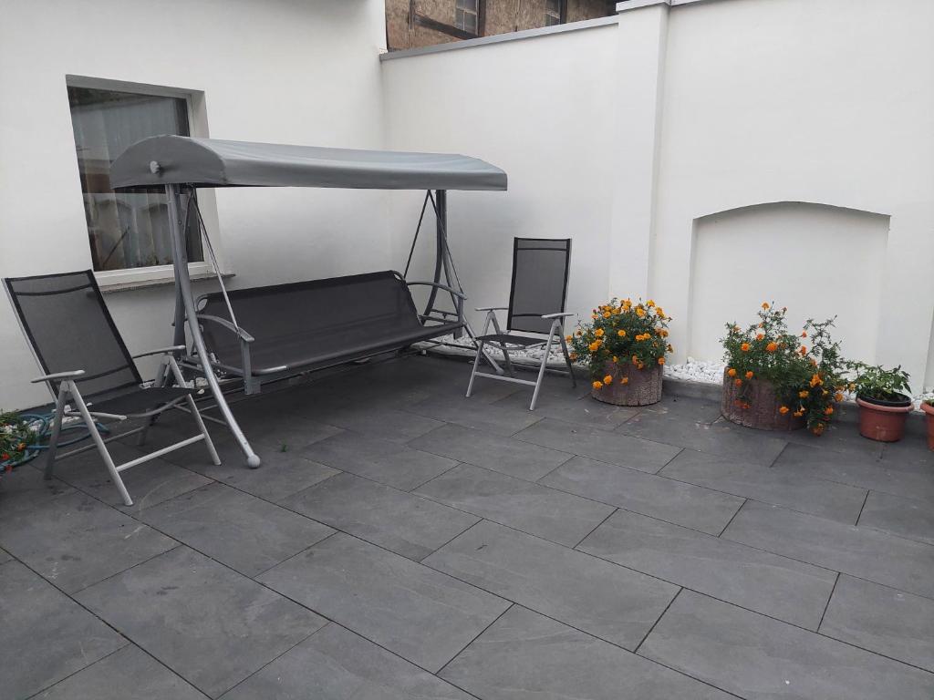 Balkón nebo terasa v ubytování Hotel Restaurant Rhodos