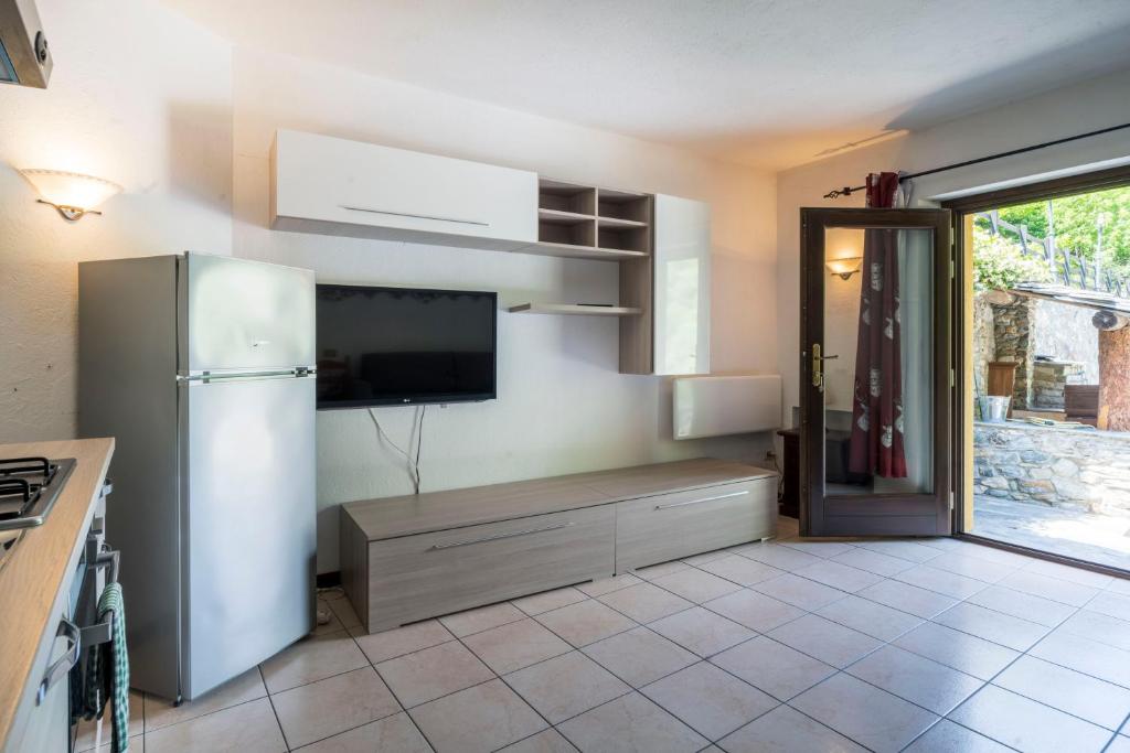 Kuchyň nebo kuchyňský kout v ubytování Residence Covalou
