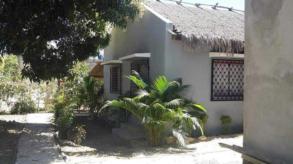 una casa con una palma di fronte di VILLA LUXURY a Mahajanga