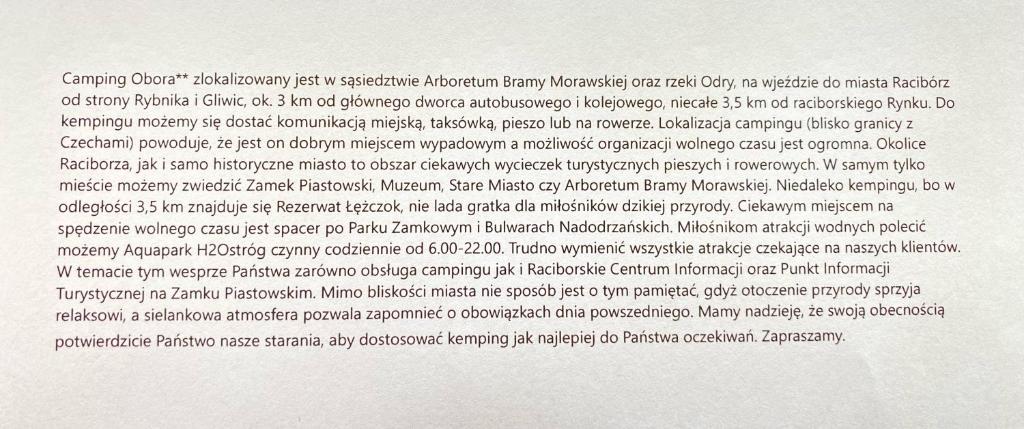 Fotografie z fotogalerie ubytování Kemping Obora v destinaci Ratiboř