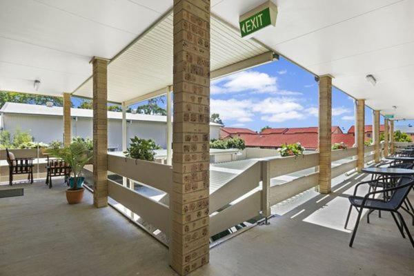 Balkón nebo terasa v ubytování Golden Beach Motor Inn, Caloundra