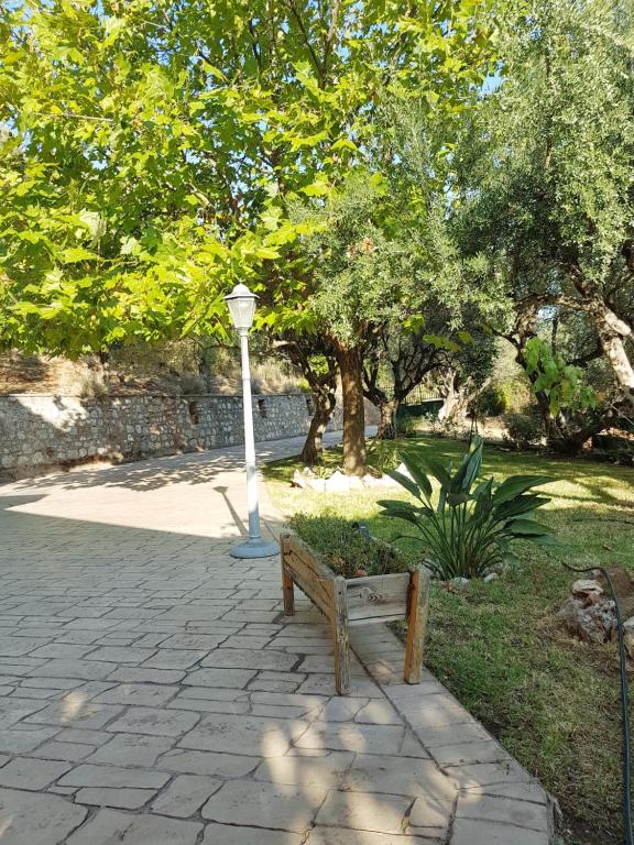 Zahrada ubytování Σπίτι με θέα