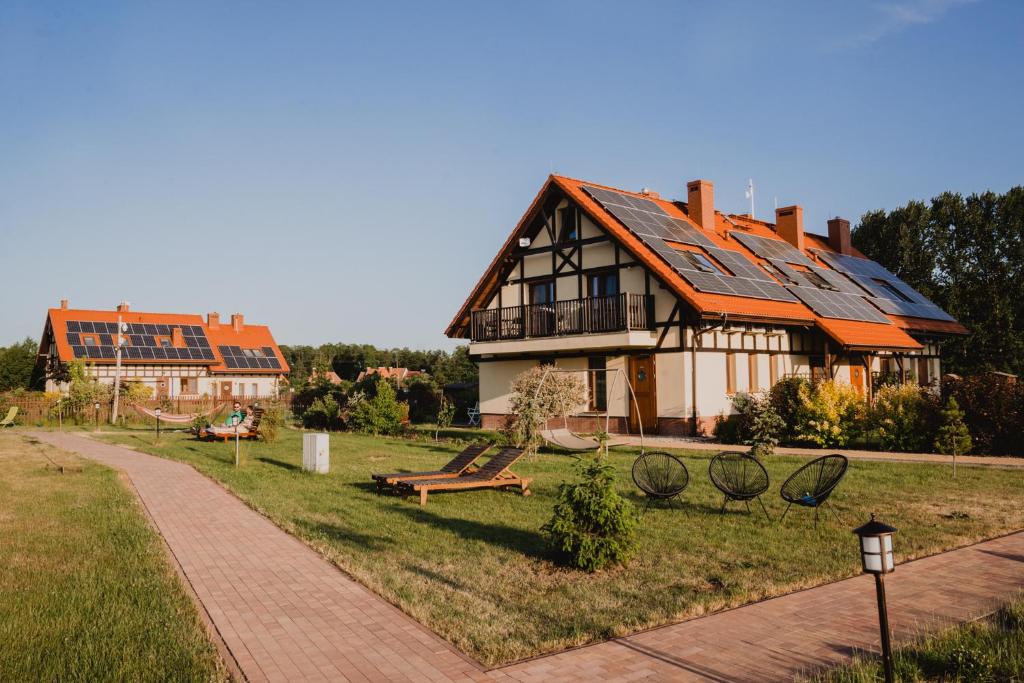 Zahrada ubytování Ostoja Dwa Jeziora