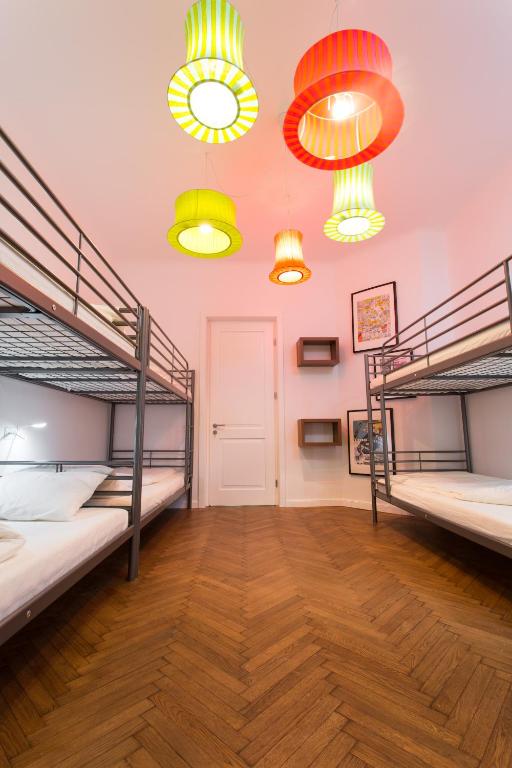 Postel nebo postele na pokoji v ubytování Hostello