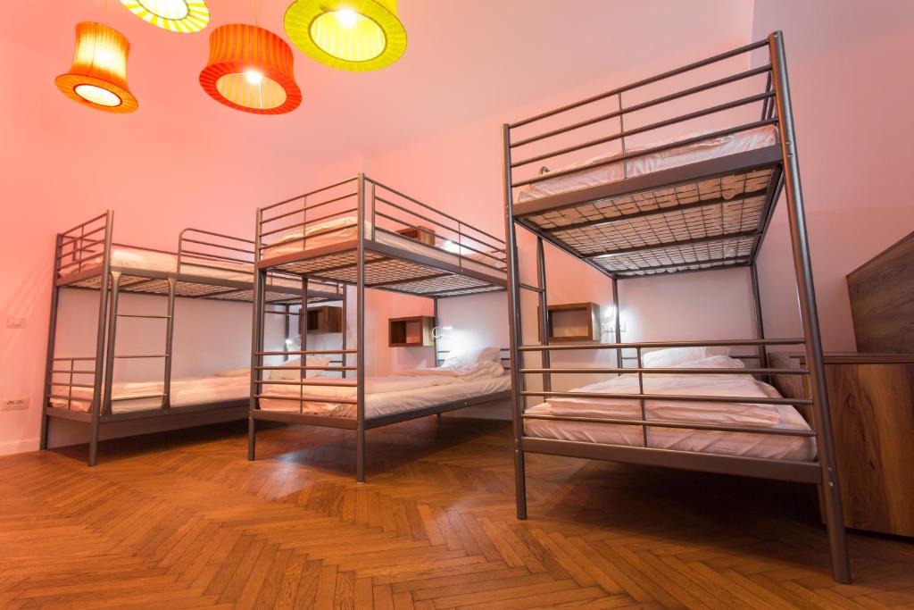 Postel nebo postele na pokoji v ubytování Hostello