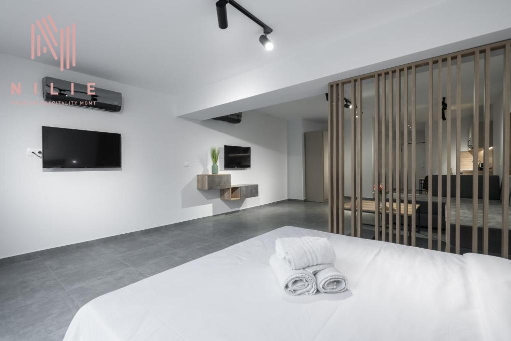 Posteľ alebo postele v izbe v ubytovaní P30, Nilie Hospitality MGMT