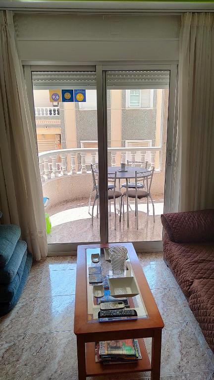 Posezení v ubytování Apartamento Galeon XXI