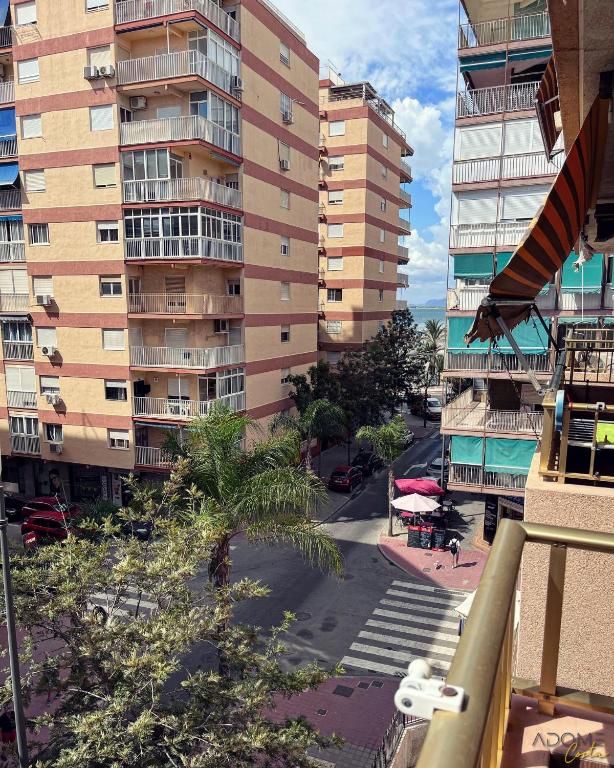 a view from the balcony of a apartment building at ADOME Apartment Nautico IV in Santa Pola