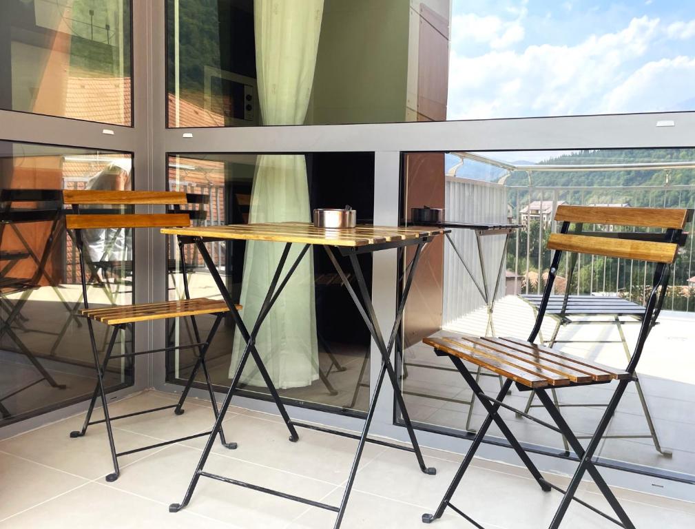 Balkón nebo terasa v ubytování Sinaia Walter 20 Penthouse w. Private Parking