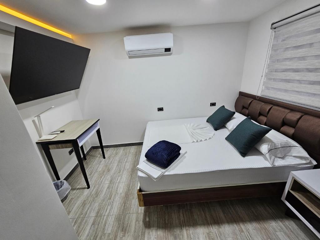 TV a/nebo společenská místnost v ubytování Hostel Boutique Nido de Loros