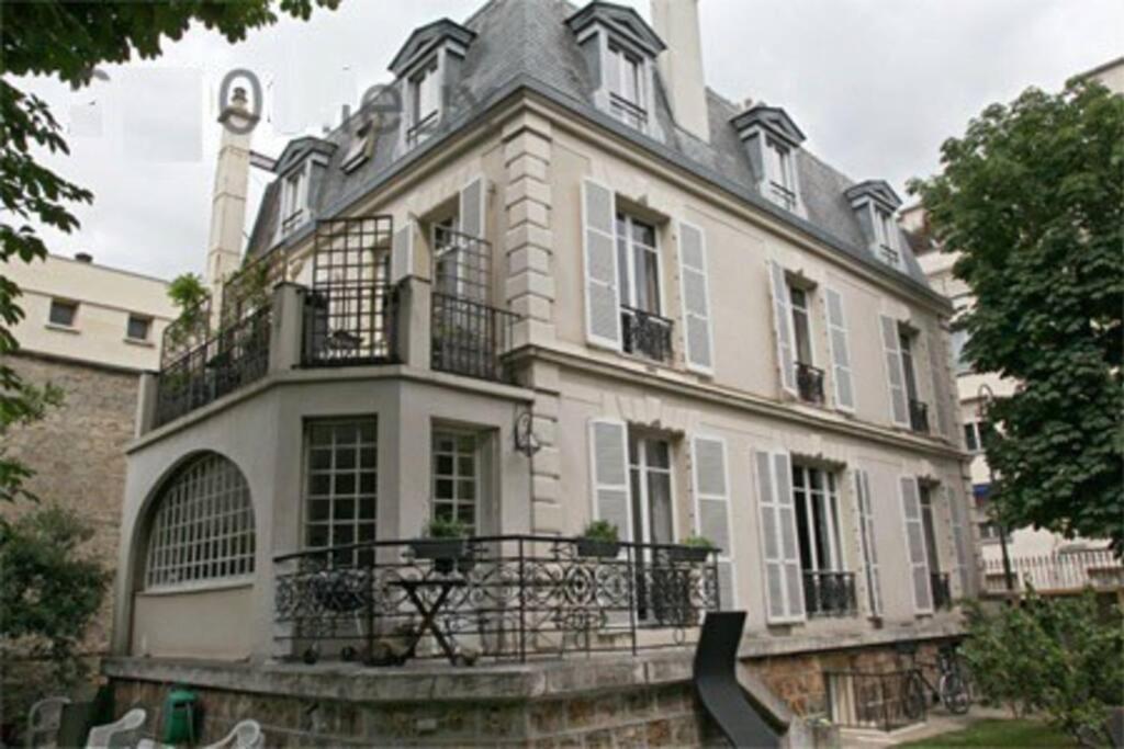hôtel particulier Roland Garros jardin terrasse, Boulogne-Billancourt