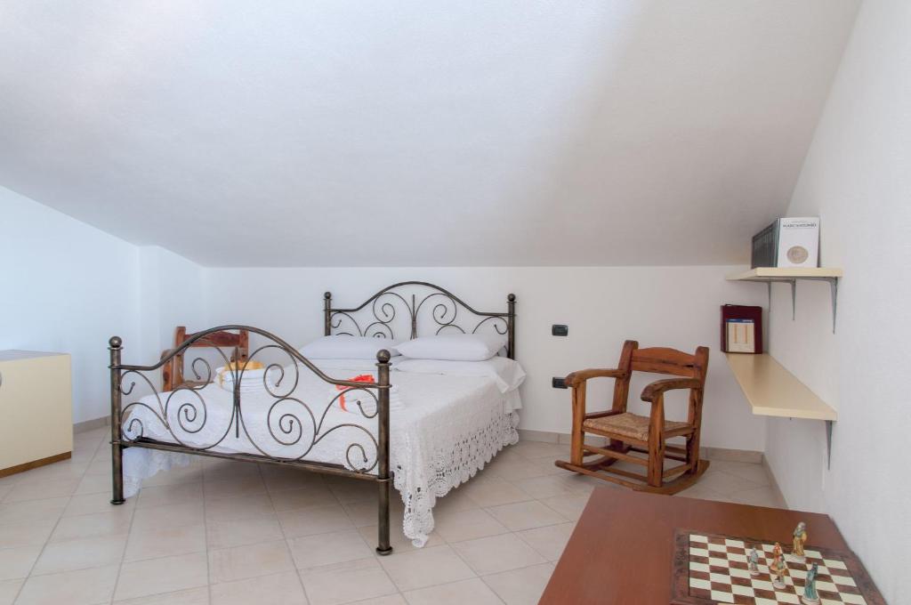 Postel nebo postele na pokoji v ubytování B&B Le Fresie