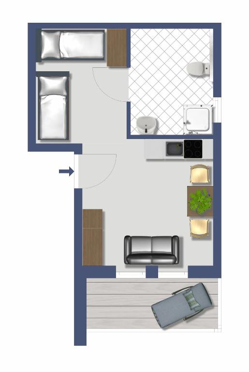 Apartmenthaus Gärtner - Standaard Tweepersoonskamer Met 2 Aparte Bedden