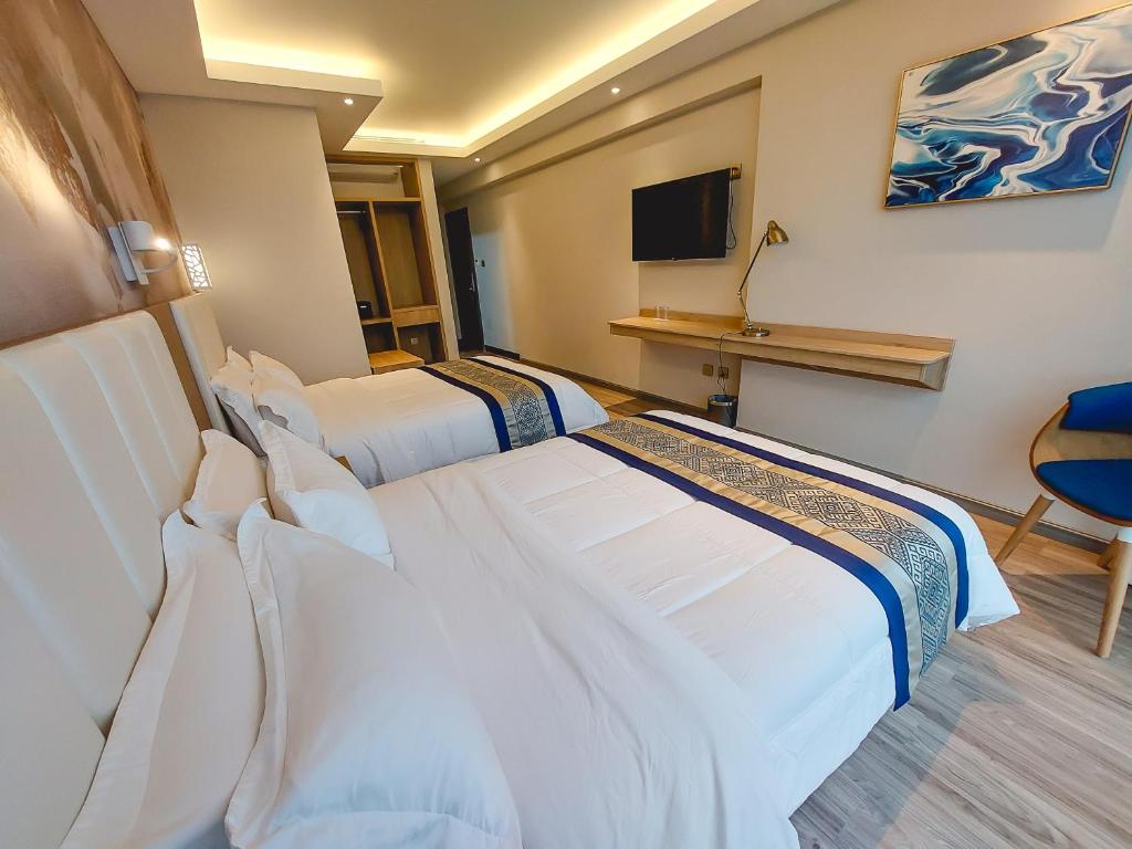 Μια τηλεόραση ή/και κέντρο ψυχαγωγίας στο Gold Source Hotel