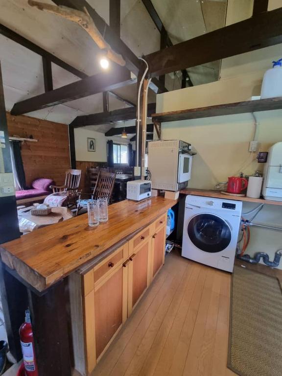 Kuchyň nebo kuchyňský kout v ubytování Bears House