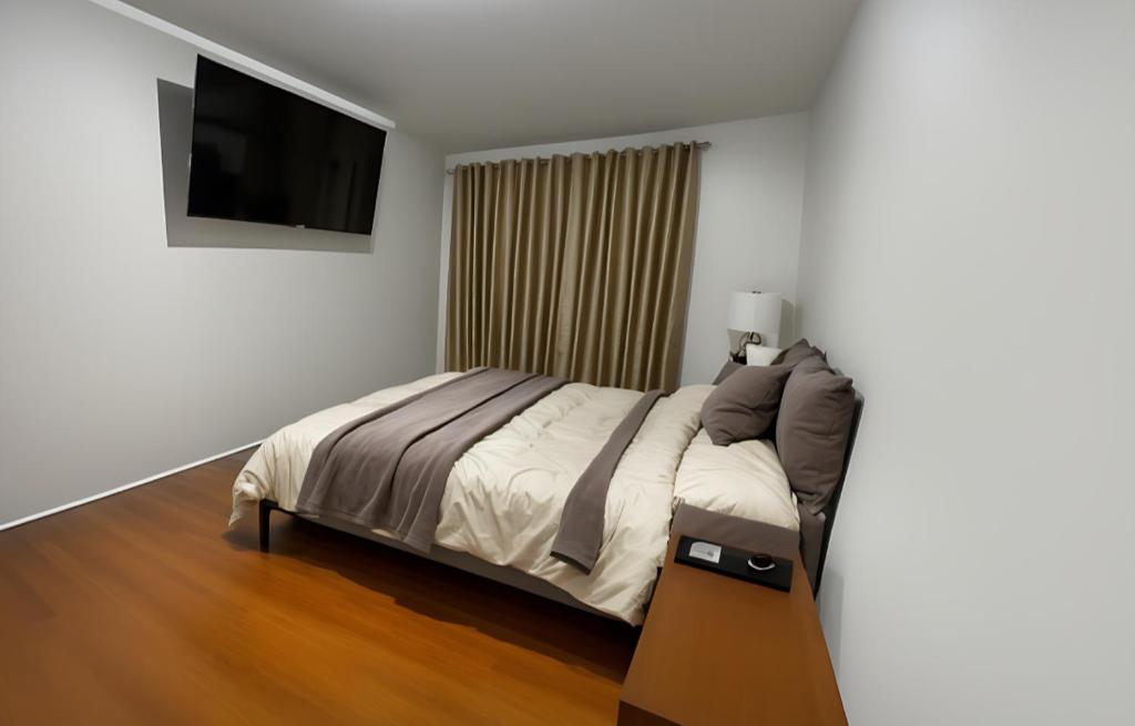Postel nebo postele na pokoji v ubytování Hospedaje Gol