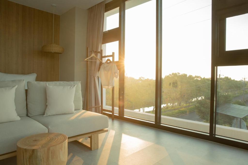 Posezení v ubytování Golden Harvest Homestay